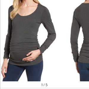 Isabella Oliver Scoop Neck Maternity Tee